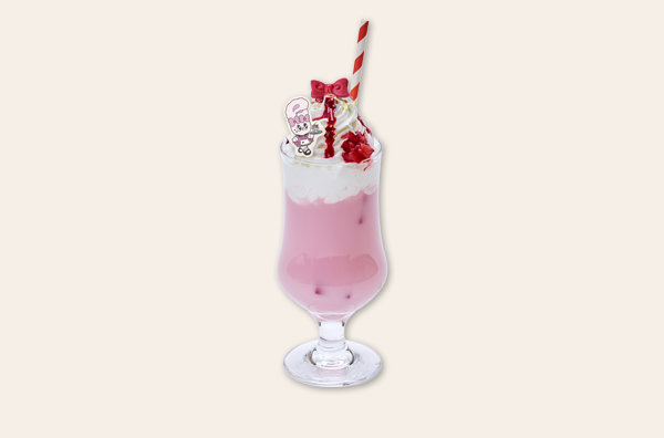 リボンバニーのキュートないちごミルク