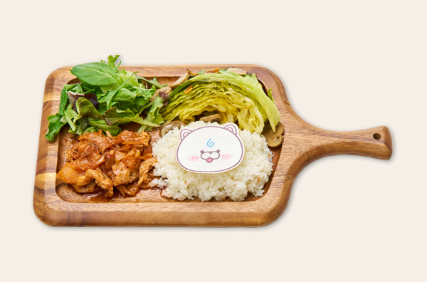 飯テロだにぇ！ ポークチャップと焼きキャベツの限界キャンプ飯