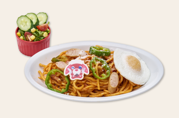 アールのチーズたっぷりナポリタン