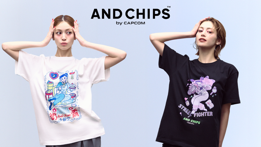 AND CHIPS 新コレクションが7月31日(木)より発売　『ストリートファイター6』とポップな作風のサンレモ氏との特別なコラボが実現