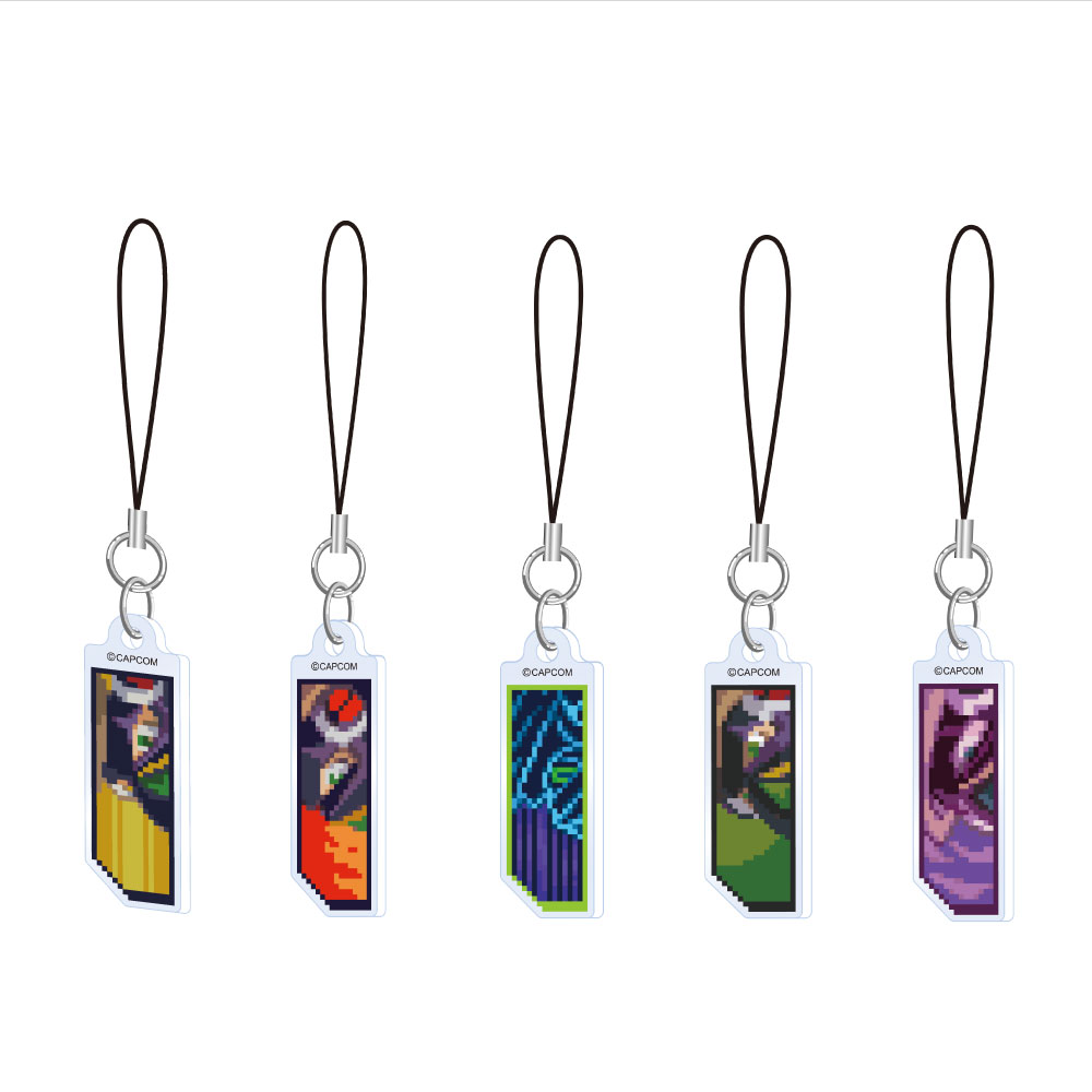 ロックマンエグゼ5 ココロウインドウストラップ -フォルテクロスロックマン-