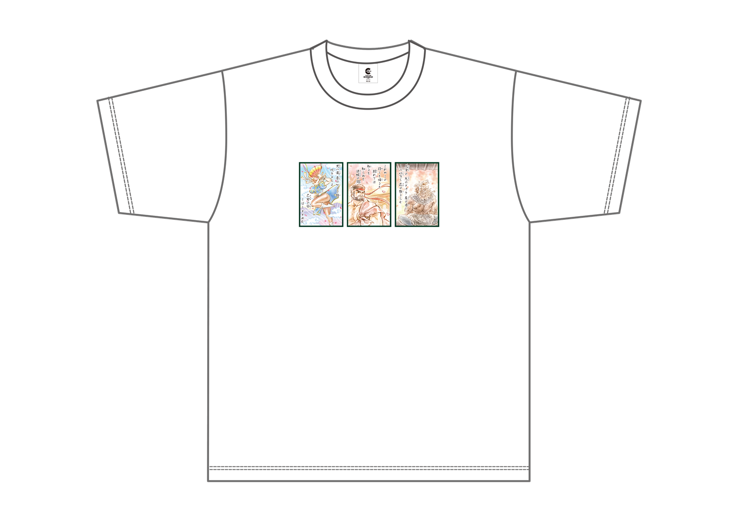 カプコンファイティング百人一首　Tシャツ