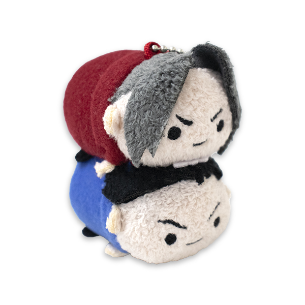 カプころん ボールチェーン付きペアマスコット（成歩堂龍一＆御剣怜侍）