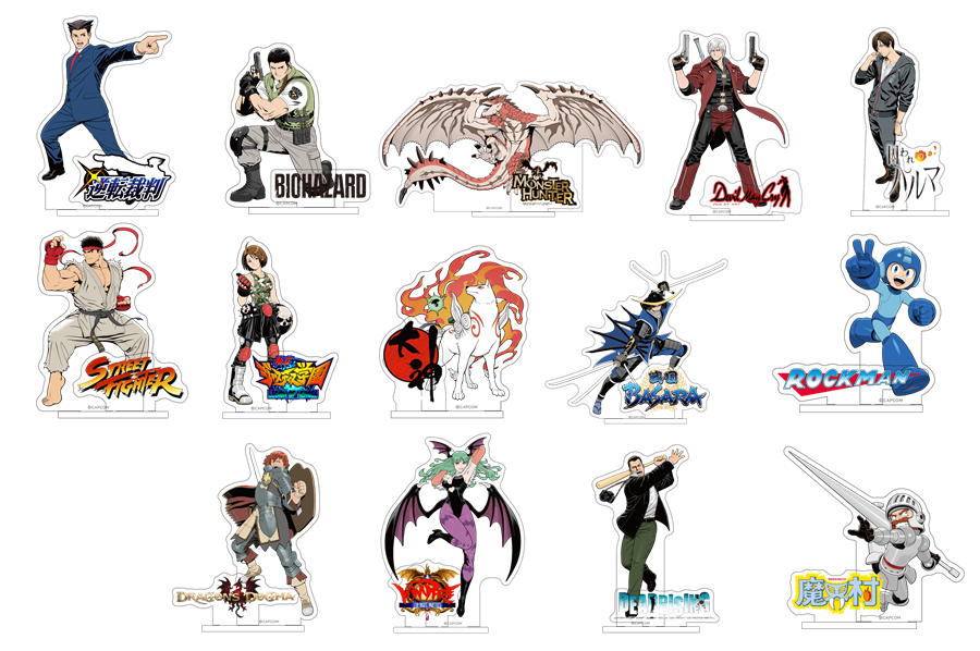 CAPCOM STORE メインビジュアル アクリルスタンド