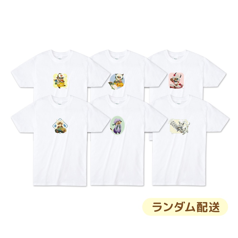 ボクも行く！オトモアイルーコレクション　トレーディング Tシャツ