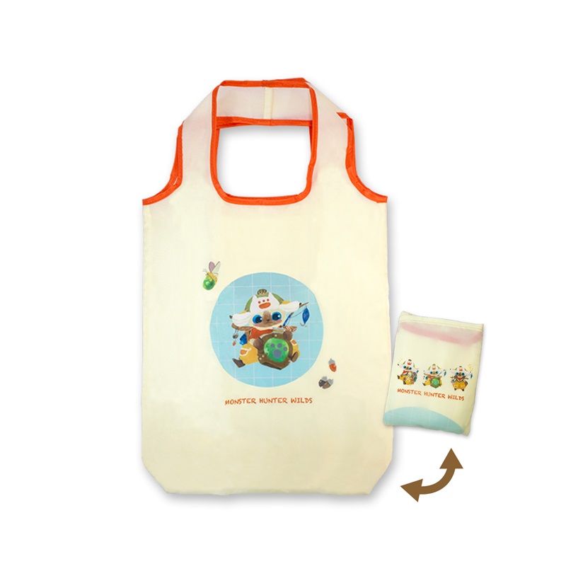 ボクも行く！オトモアイルーコレクション　ポケット付きトートバッグ