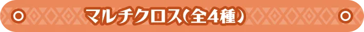 2/13（金）～ マルチクロス(全4種)