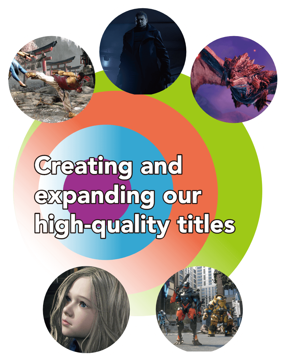 Creating and expanding our high-quality titles